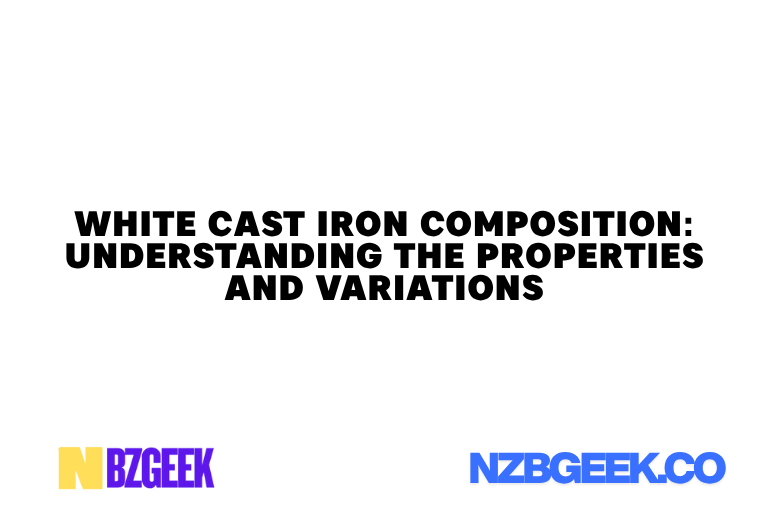 White Cast Iron Composition